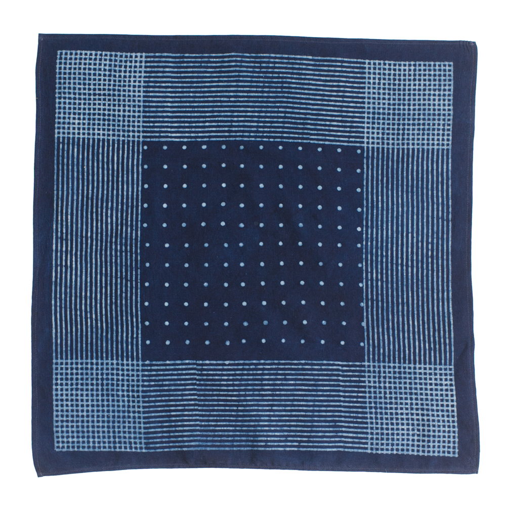 Square Bandana - Lines & Dots