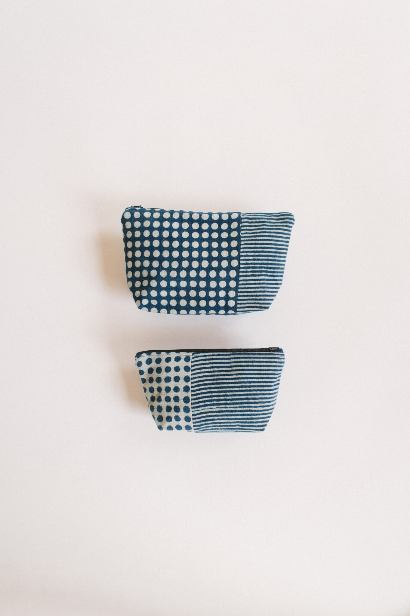 Pouch - Dots and Stripes (set of 2)