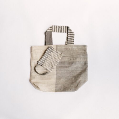 Tote Bag - Half & Half (Banana Fiber)