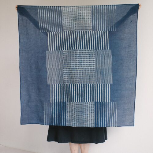 Square Scarf - Multi Lines